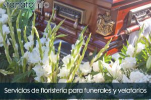 Servicios de floristería para funerales y velatorios